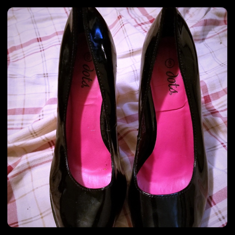 Black heels